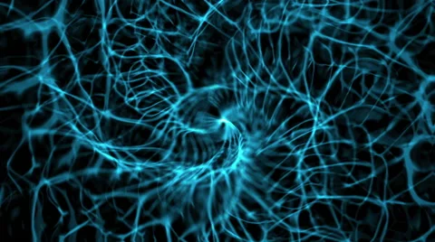 Blue neuron connections Stock-Footage 53842536