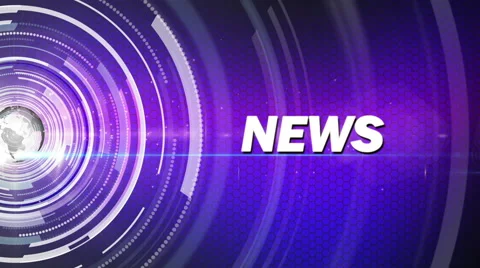 Blue news generic Stock Footage 39966549
