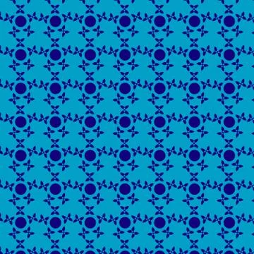 Blue Nice Pattern Design Template 库存插图