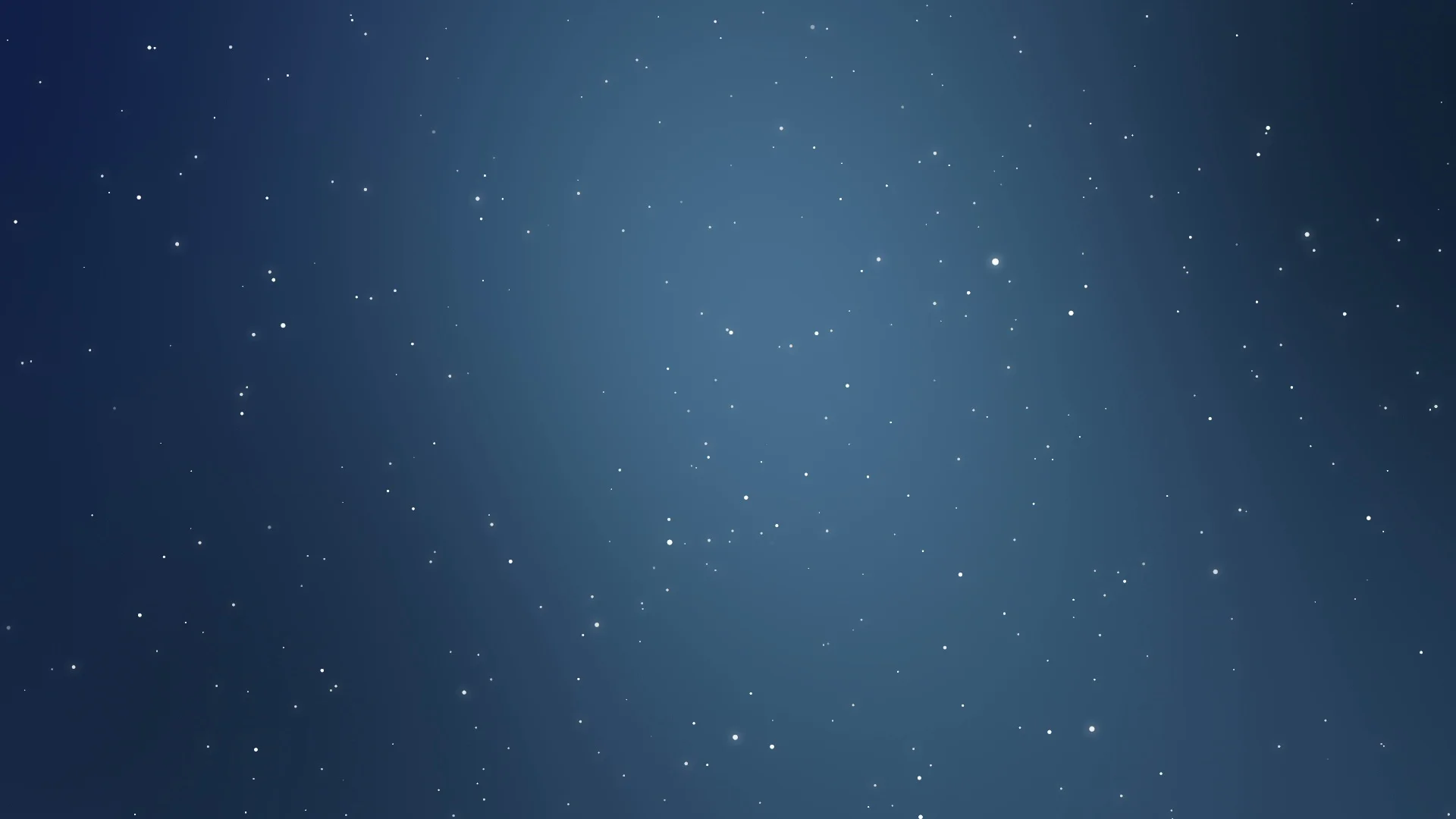 Blue night sky with animated stars | Stock Video | Pond5