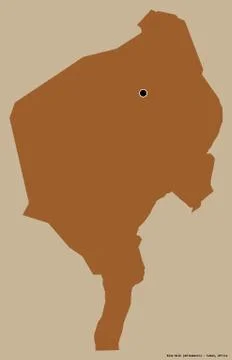 Blue Nile, state of Sudan, on solid. Pattern Illustration