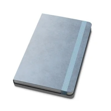 Blue note book Illustrazione stock