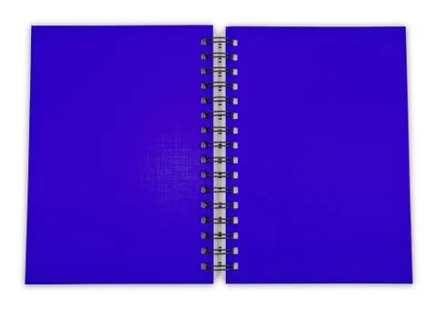 Blue note book Stock Photos