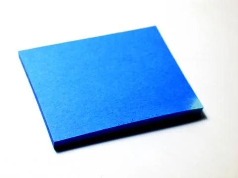 Blue note pad Stock Photos