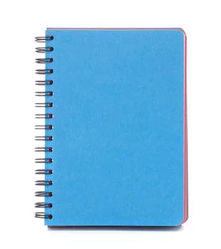 Blue notebook Stock Photos