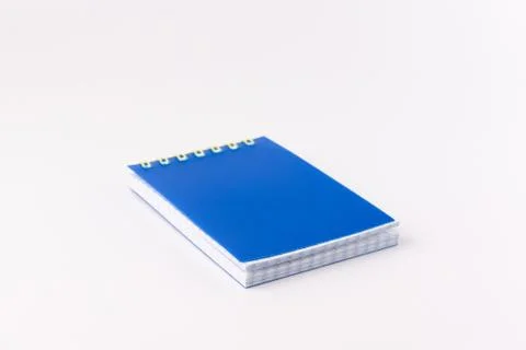 The blue notepad Foto stock