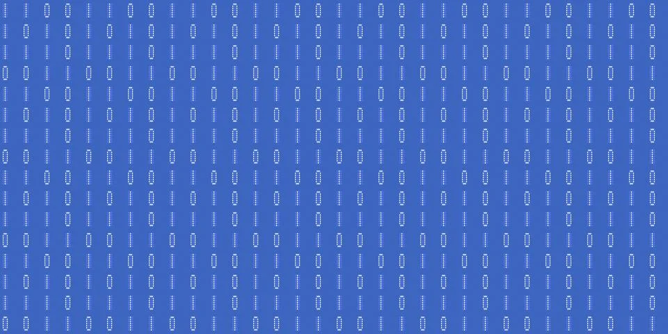 Blue numeric binary creative surface. Numeral tech design backdrop. Abstrac.. Illustrazione stock