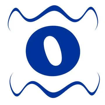 Blue O Stock Illustration