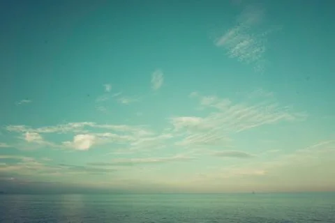 Blue ocean background Stock Photos