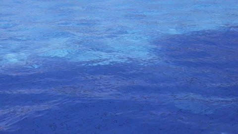 Blue ocean calm water surface Stock Footage 323304696