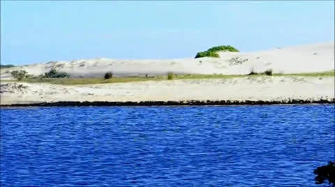 Blue Ocean Pan Stock Footage 24817077