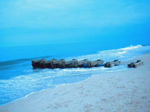 The blue ocean Stock Photos