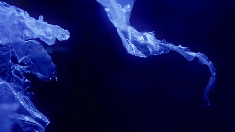 Blue Ocean Plastic Vídeo Stock 103436604