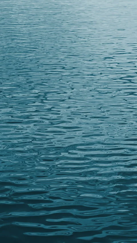 Blue ocean surface with gentle ripples Stock Footage 345006304