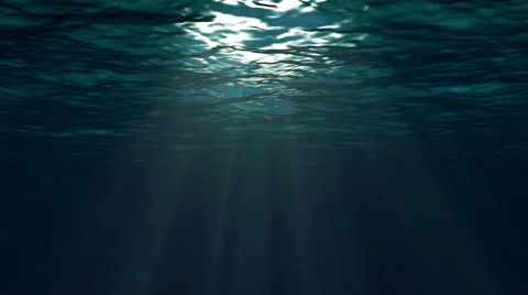 Blue ocean surface seen from underwater Stock Footage 61547864