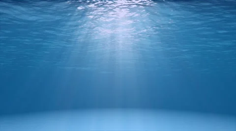 Blue ocean surface seen from underwater (4k video) Stock Footage 68748401