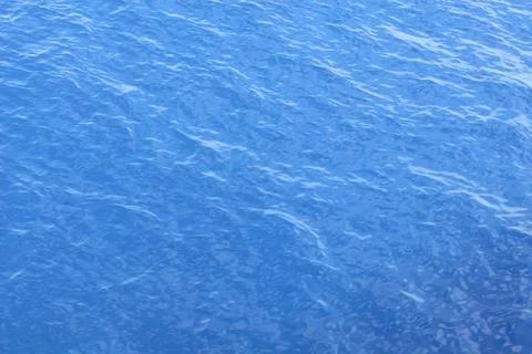 Blue Ocean Water Surface Texture Background Stock Photos