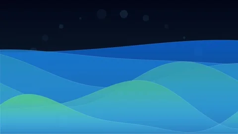 Blue ocean wave Stock Footage 347009161