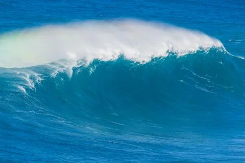 Blue ocean wave Stock Photos