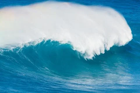 Blue ocean wave Stock Photos