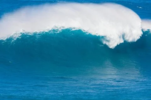 Blue ocean wave Stock Photos