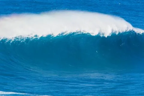 Blue ocean wave Stock Photos
