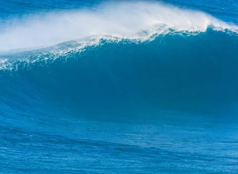 Blue ocean wave Foto stock