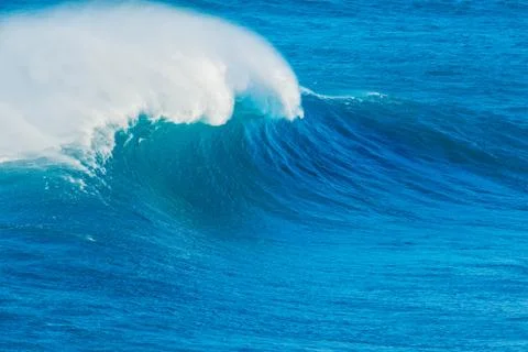 Blue ocean wave Stock Photos