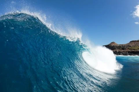 Blue ocean wave Stock-Fotos