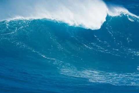 Blue ocean wave Stock Photos