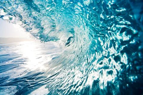 Blue ocean wave Stock-Fotos