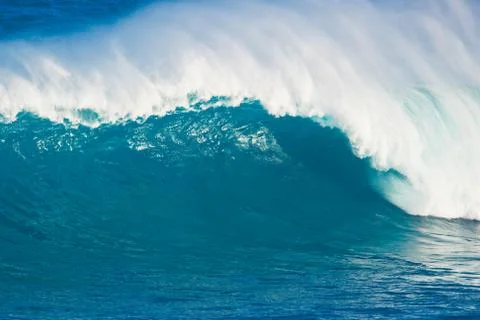 Blue ocean wave Stock Photos