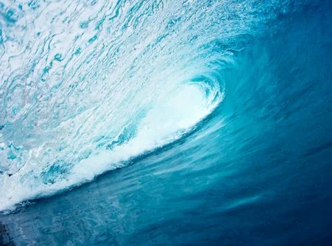 Blue ocean wave Foto stock