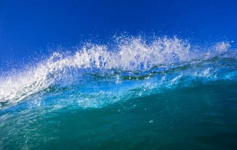 Blue ocean wave Foto stock