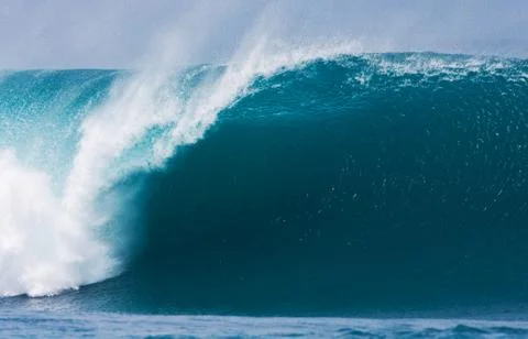 Blue ocean wave Stock Photos