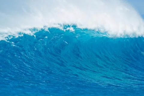Blue ocean wave Foto stock