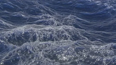 Blue ocean with waves Video stock 230255258