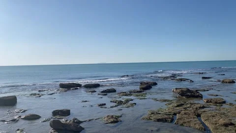 Blue Ocean Waves – Short Coastal Scene Stock Footage 312757316