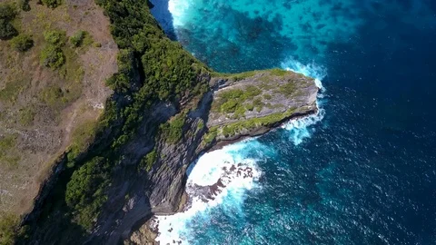 Blue oceans of Indonesia Video stock 90210085