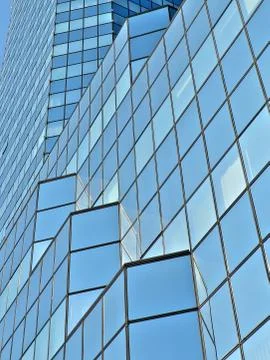 Blue offices building Fotos Stock