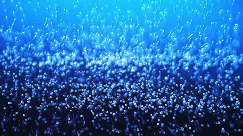Blue oil paint Stock-Footage 151825908