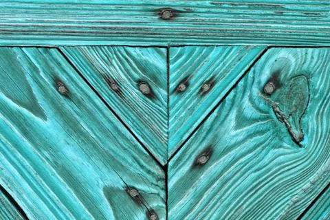 Blue old boards, a background Stock Photos