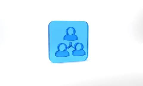 Blue Online class icon isolated on grey background. Online education concept Stock Illustration