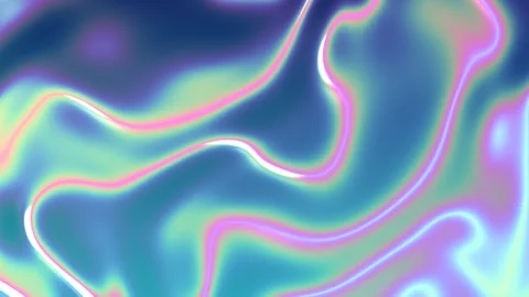 Blue Opal Liquid Veins Abstract Motion Background Loop 4K Stock Footage 338275901
