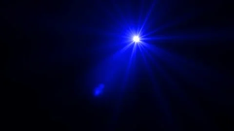 Blue optical lens  Stock Footage 296321280