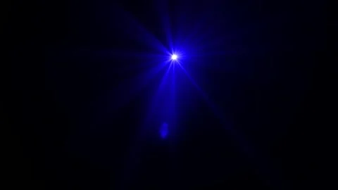 Blue optical light lens flare texture effect background 4K stock video.	 Stock Footage 296244752