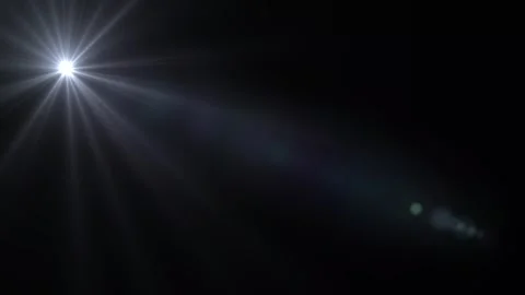 Blue optical light space lens Video stock 296324407