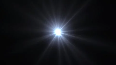 Blue optical light space lens Video stock 296324417