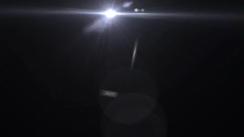 Blue optical light space lens Video stock 296324451