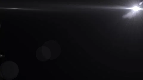 Blue optical light space lens Video stock 296324489